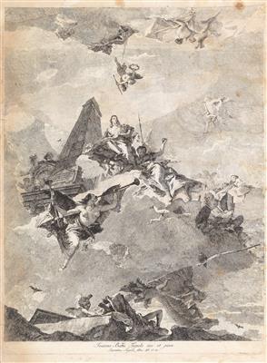 Lorenzo Baldissera Tiepolo - Mistrovské kresby, Tisky do roku 1900, Akvarely a miniatury