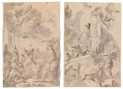 School of Naples, c. 1700 - Disegni e stampe fino al 1900, acquarelli e miniature