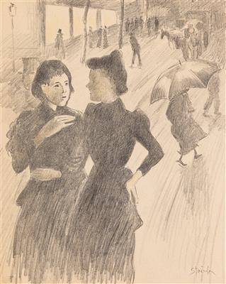 Theophile Alexandre Steinlen - Disegni e stampe fino al 1900, acquarelli e miniature