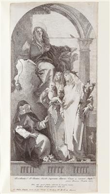 Giovanni Domenico Tiepolo - Mistrovské kresby, Tisky do roku 1900, Akvarely a miniatury