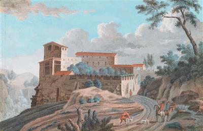 Italian school, 18th century - Mistrovské kresby, Tisky do roku 1900, Akvarely a miniatury