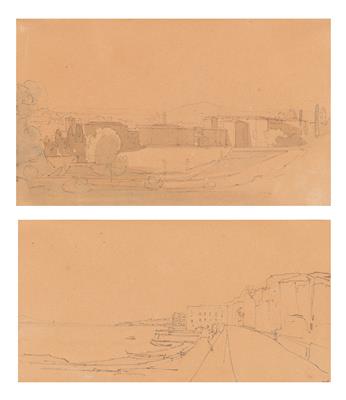 Thomas Ender - Mistrovské kresby, Tisky do roku 1900, Akvarely a miniatury