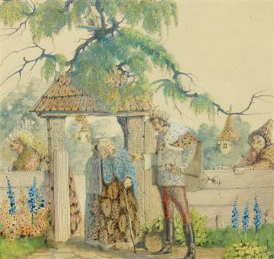 Almos Jaschik * - Mistrovské kresby, Tisky do roku 1900, Akvarely a miniatury