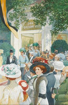 Franz Witt * - Meisterzeichnungen und Druckgraphik bis 1900, Aquarelle, Miniaturen