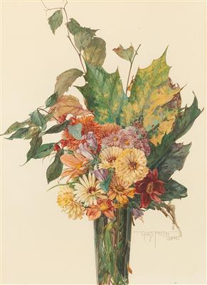 Gustav Feith * - Master Drawings, Prints before 1900, Watercolours, Miniatures