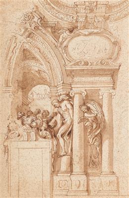 Italian school, 18th century - Mistrovské kresby, Tisky do roku 1900, Akvarely a miniatury
