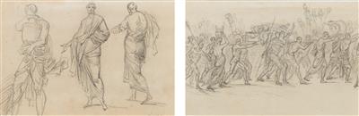 Jacques-Louis David School of - Mistrovské kresby, Tisky do roku 1900, Akvarely a miniatury