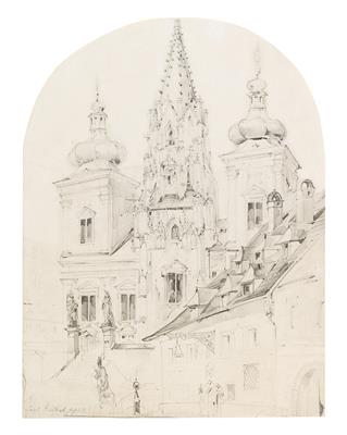 Carl Goebel - Mistrovské kresby, Tisky do roku 1900, Akvarely a miniatury