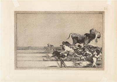 Francisco Goya y Lucientes - Meisterzeichnungen, Druckgraphik bis 1900, Aquarelle u. Miniaturen