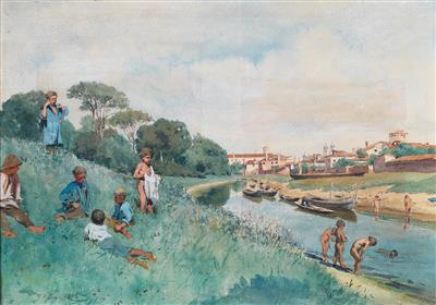 Franz Leo Ruben - Disegni e stampe fino al 1900, acquarelli e miniature