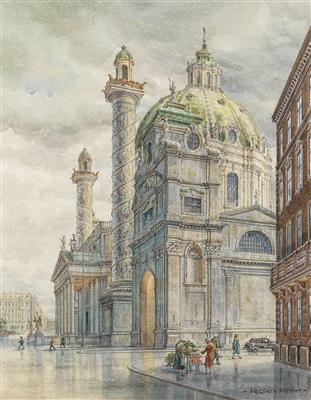 Friedrich Frank - Mistrovské kresby, Tisky do roku 1900, Akvarely a miniatury