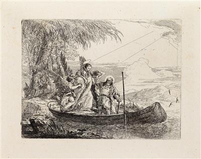 Giovanni Domenico Tiepolo - Disegni e stampe fino al 1900, acquarelli e miniature