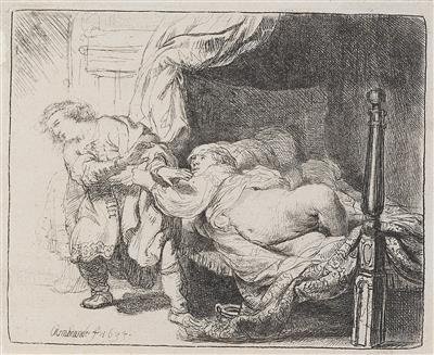 Rembrandt Harmensz van Rijn - Meisterzeichnungen, Druckgraphik bis 1900, Aquarelle u. Miniaturen