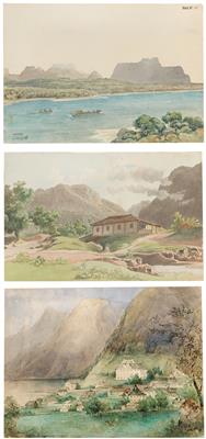 Thomas Ender, Follower of, - Mistrovské kresby, Tisky do roku 1900, Akvarely a miniatury