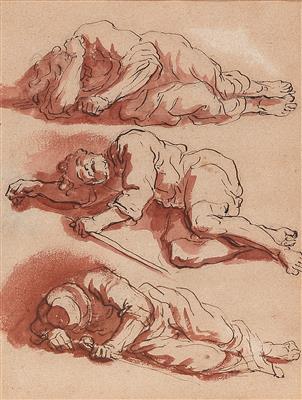 Domenico Gargiulo, Circle of - Master Drawings, Prints before 1900, Watercolours, Miniatures
