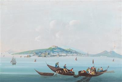Italien, Mitte 19. Jahrhundert - Meisterzeichnungen und Druckgraphik bis 1900, Aquarelle, Miniaturen