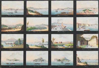 Italien, Mitte 19. Jahrhundert - Meisterzeichnungen und Druckgraphik bis 1900, Aquarelle, Miniaturen