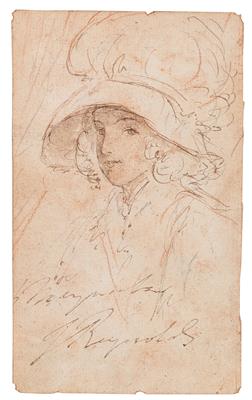 Sir Joshua Reynolds zugeschrieben/attributed - Meisterzeichnungen und Druckgraphik bis 1900, Aquarelle, Miniaturen