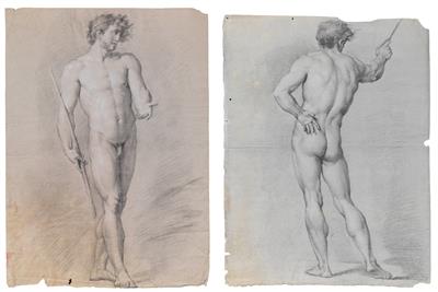 Vincenzo Pacetti, circle of - Mistrovské kresby, Tisky do roku 1900, Akvarely a miniatury
