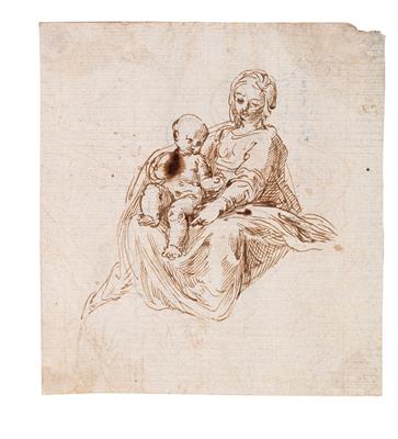 Bolognese School, 17th century, - Master Drawings, Prints before 1900, Watercolours, Miniatures