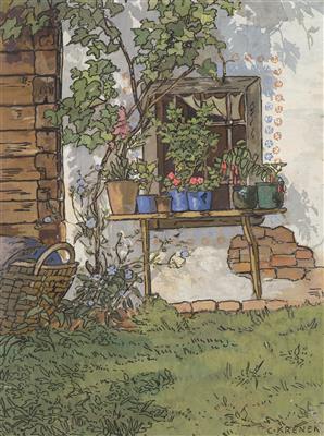 Carl Krenek - Mistrovské kresby, Tisky do roku 1900, Akvarely a miniatury