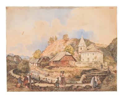 Franz Alt - Disegni e stampe fino al 1900, acquarelli e miniature
