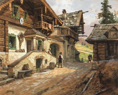 Georg Janny - Mistrovské kresby, Tisky do roku 1900, Akvarely a miniatury
