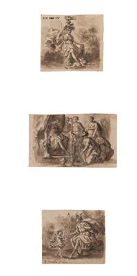 Gerard de Lairesse - Mistrovské kresby, Tisky do roku 1900, Akvarely a miniatury