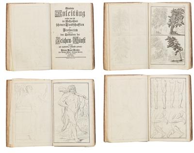 Johann Daniel Preißler - Mistrovské kresby, Tisky do roku 1900, Akvarely a miniatury