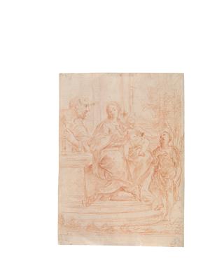 Carlo Maratta, Circle of, - Mistrovské kresby, Tisky do roku 1900, Akvarely a miniatury