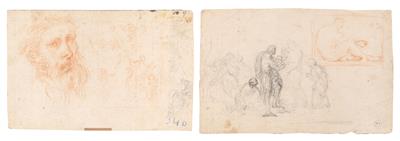 Guillaume Courtois (Guglielmo Cortese) - Mistrovské kresby, Tisky do roku 1900, Akvarely a miniatury