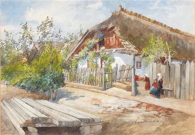 Hermine von Janda - Mistrovské kresby, Tisky do roku 1900, Akvarely a miniatury