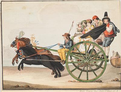 Italy, c. 1840 - Master Drawings, Prints before 1900, Watercolours, Miniatures