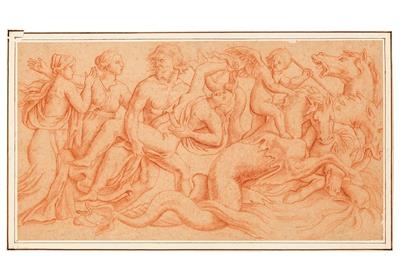 Italienische Schule, 18. Jahrhundert - Meisterzeichnungen und Druckgraphik bis 1900, Aquarelle, Miniaturen