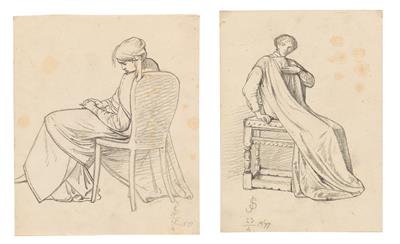 Jacob Schikaneder - Mistrovské kresby, Tisky do roku 1900, Akvarely a miniatury