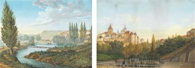 Künstler um 1830 - Meisterzeichnungen und Druckgraphik bis 1900, Aquarelle, Miniaturen