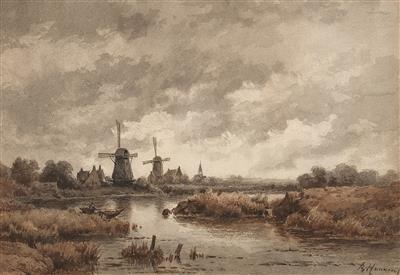 Remigius Adrianus van Haanen - Master Drawings, Prints before 1900, Watercolours, Miniatures