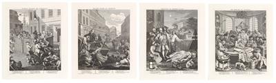 William Hogarth - Master Drawings, Prints before 1900, Watercolours, Miniatures