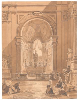 Achille Vianelli - Meisterzeichnungen und Druckgraphik bis 1900, Aquarelle, Miniaturen