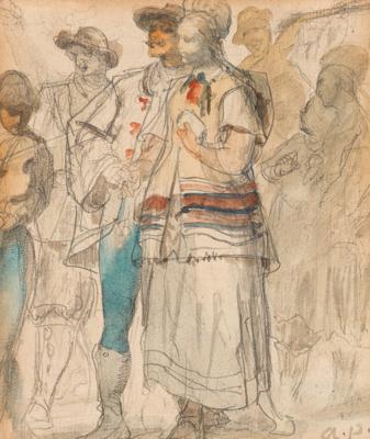 August Xaver Karl Ritter von Pettenkofen - Mistrovské kresby, Tisky do roku 1900, Akvarely a miniatury