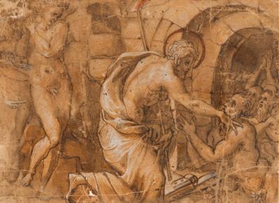 Francesco de‘ Rossi, il Salviati  attributed to, - Mistrovské kresby, Tisky do roku 1900, Akvarely a miniatury