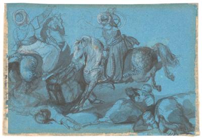 French School, 19th century - Master Drawings, Prints before 1900, Watercolours, Miniatures