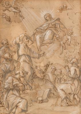 Giuseppe Marchesi, il Sansone attributed to, - Master Drawings, Prints before 1900, Watercolours, Miniatures