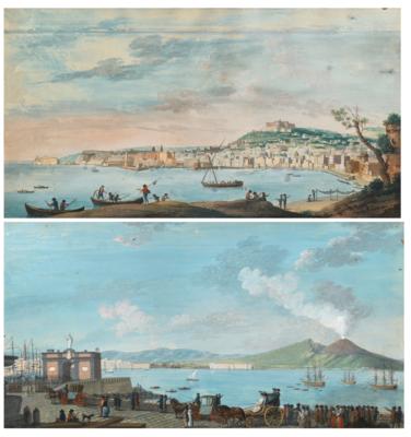 Italien, Anfang 19. Jahrhundert - Meisterzeichnungen und Druckgraphik bis 1900, Aquarelle, Miniaturen