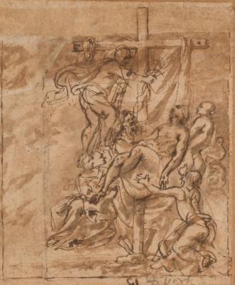 Pier Francesco Mola  attributed to, - Disegni e stampe fino al 1900, acquarelli e miniature
