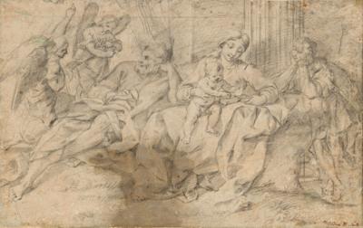 Roman school, ca. 1630–40 - Master Drawings, Prints before 1900, Watercolours, Miniatures