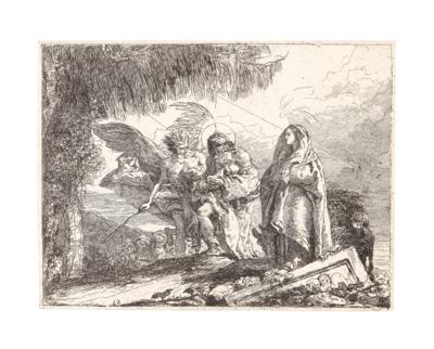 Giovanni Domenico Tiepolo - Meisterzeichnungen und Druckgraphik bis 1900