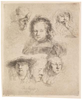 Rembrandt Harmensz van Rijn - Mistrovské kresby, Tisky do roku 1900