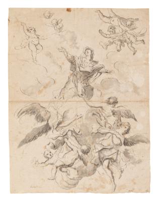Alessandro Gherardini zugeschrieben/attributed (1655-1726) - Meisterzeichnungen und Druckgraphik bis 1900