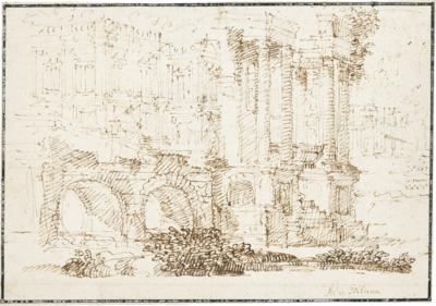 Antonio Galli Bibiena zugeschrieben/attributed (1700-1774) - Meisterzeichnungen und Druckgraphik bis 1900